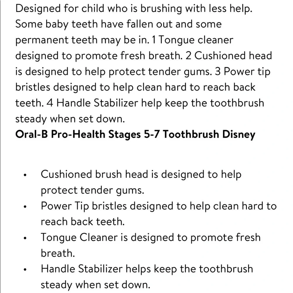🎈$4🎈NEW Oral-B Disney Princess Ariel Toothbrush Age 5-7 Soft (1 Brush)